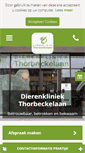 Mobile Screenshot of dierenkliniekthorbeckelaan.nl